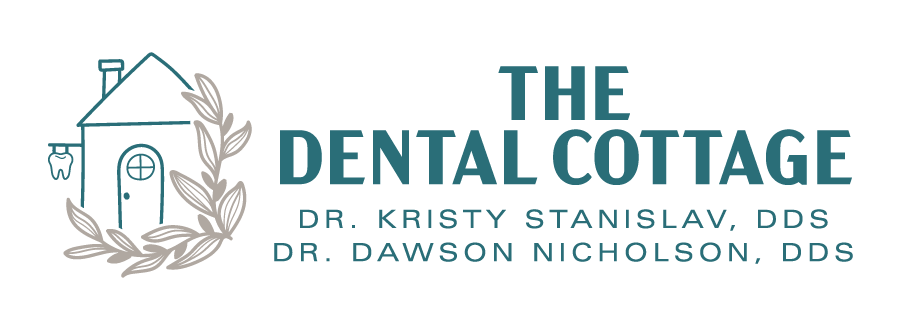 The Dental Cottage Logo Dr. Kristy Stanislav, DDS and Dr. Dawson Nicholson, DDS